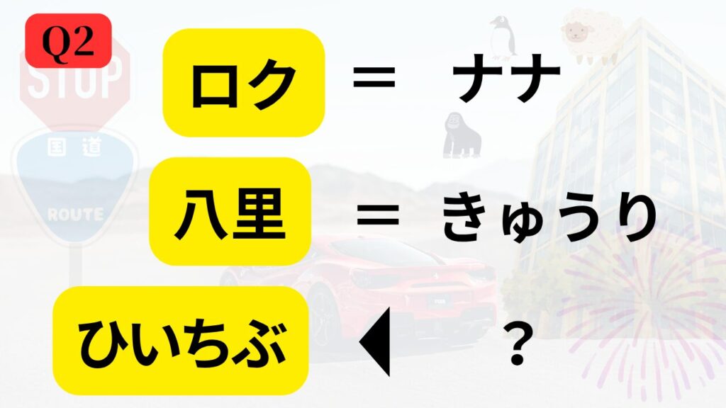 謎解き問題2
